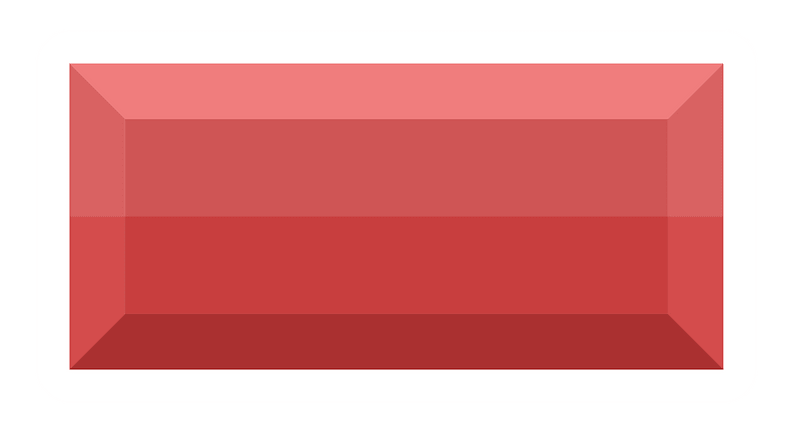 Diamond rectangle 16-05 red