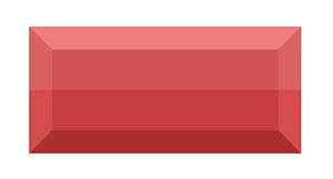 Diamond rectangle 16-05 red
