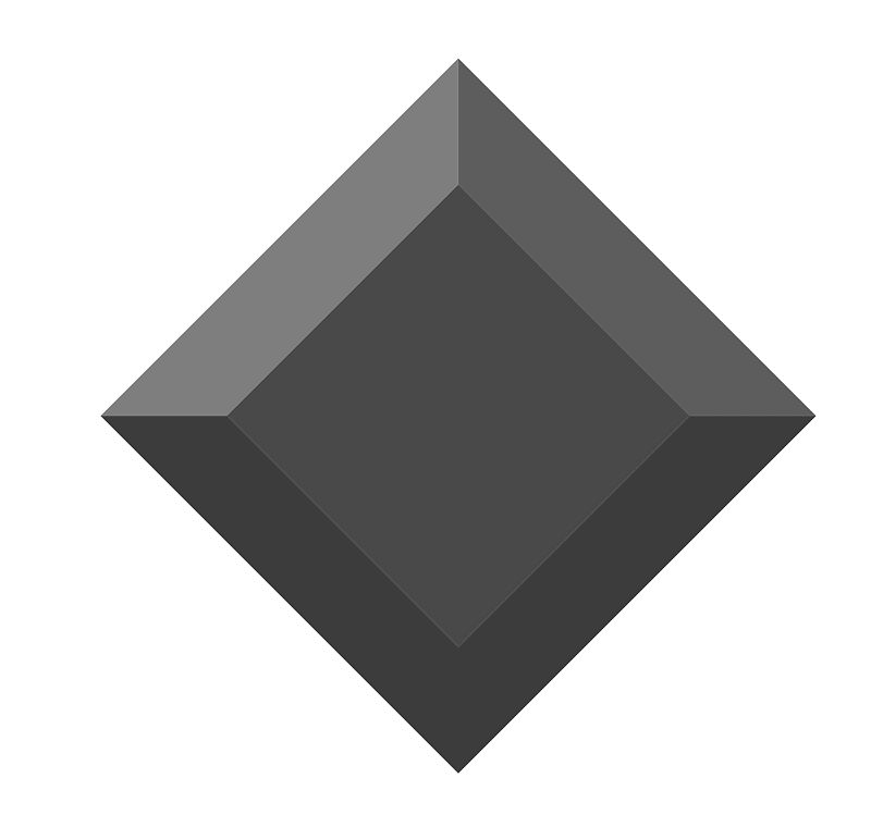 Diamond rhombus 01-13 black