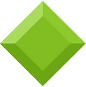 Diamond rhombus 08-16 green