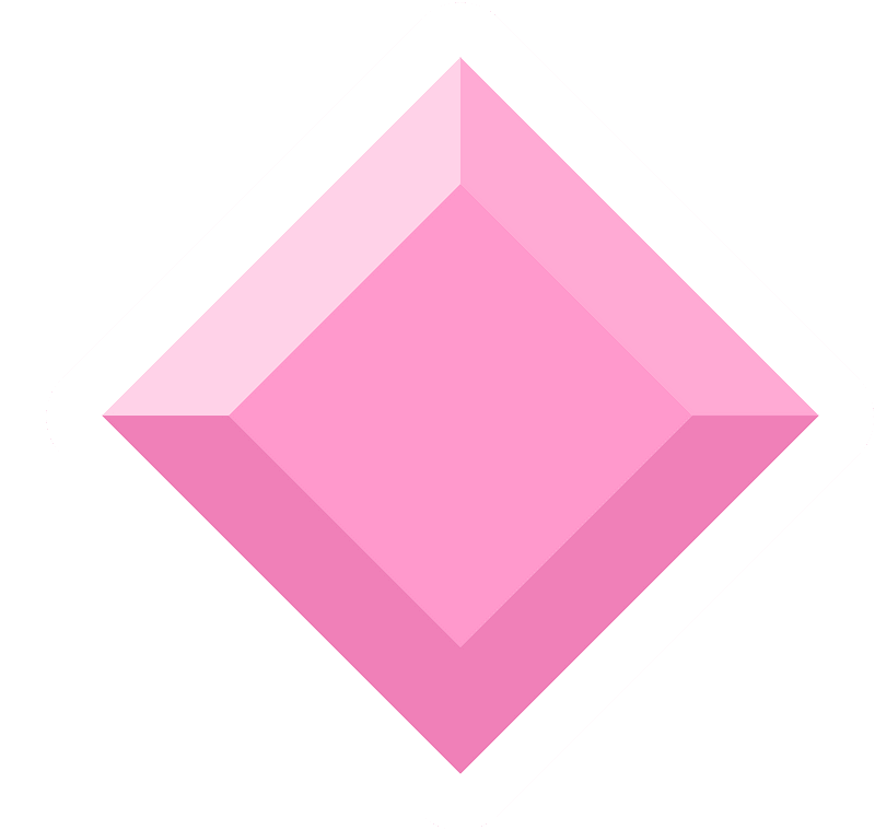 Diamond rhombus 13-13 pink
