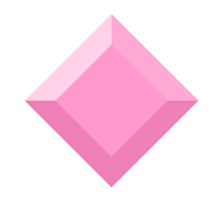 Diamond rhombus 13-13 pink