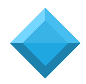 Diamond rhombus 04-07 blue