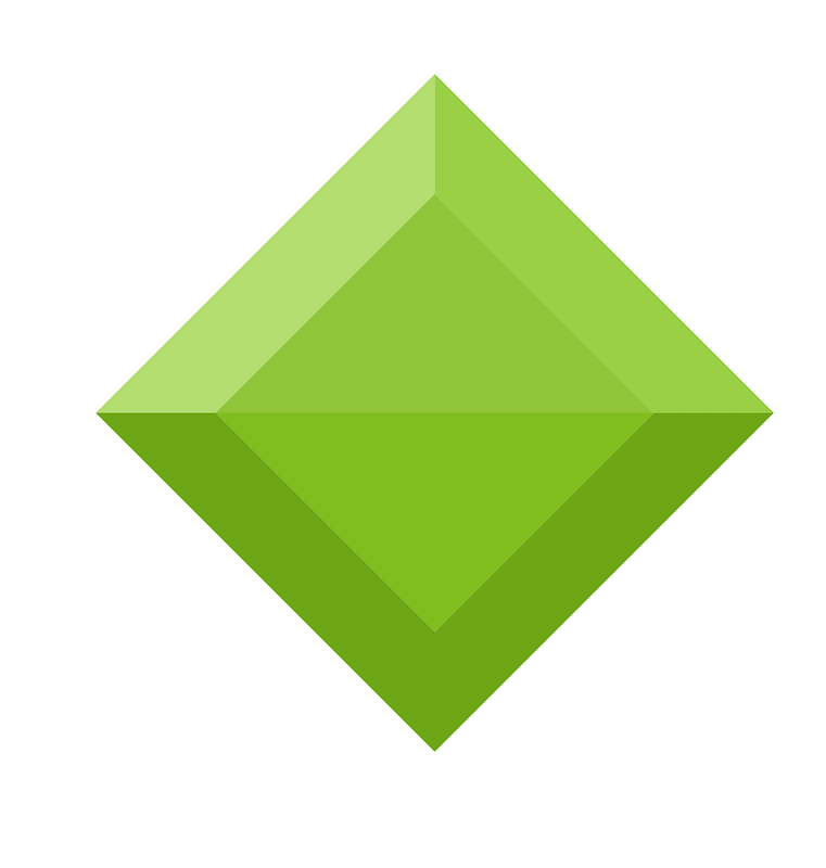 Diamond rhombus 07-07 green