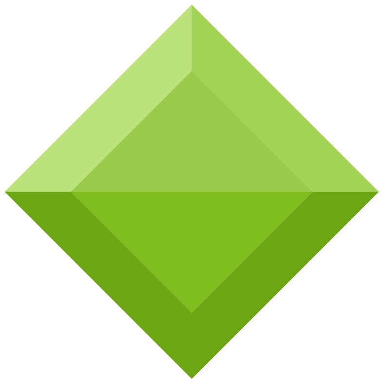 Diamond rhombus 08-02 green