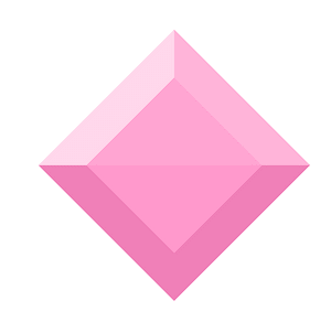 Diamond rhombus 13-07 pink