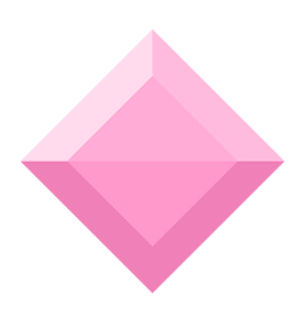 Diamond rhombus 14-02 pink