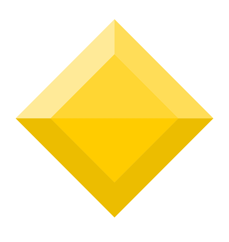 Diamond rhombus 20-02 yellow