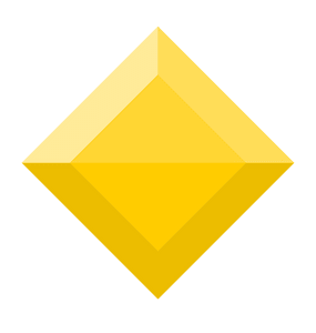 Diamond rhombus 20-02 yellow