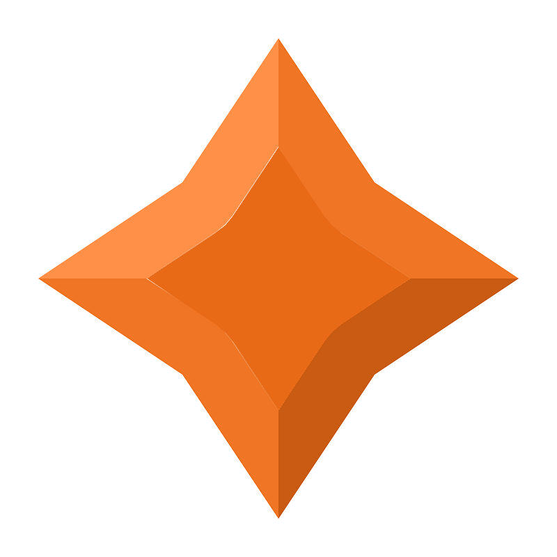 Diamond sparkle 10-15 orange