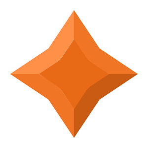 Diamond sparkle 10-15 orange