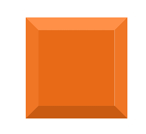 Diamond square 10-01 orange