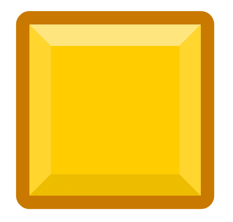 Diamond square 21-01 yellow outlined