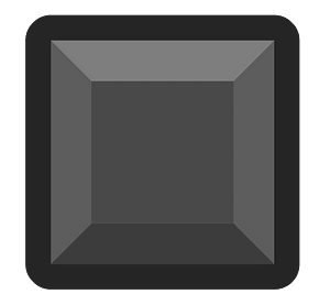 Diamond square 03-16 black outlined