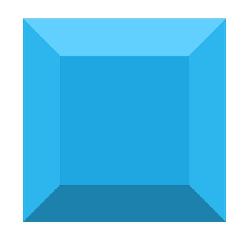 Diamond square 05-15 blue