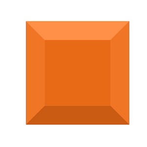 Diamond square 10-03 orange