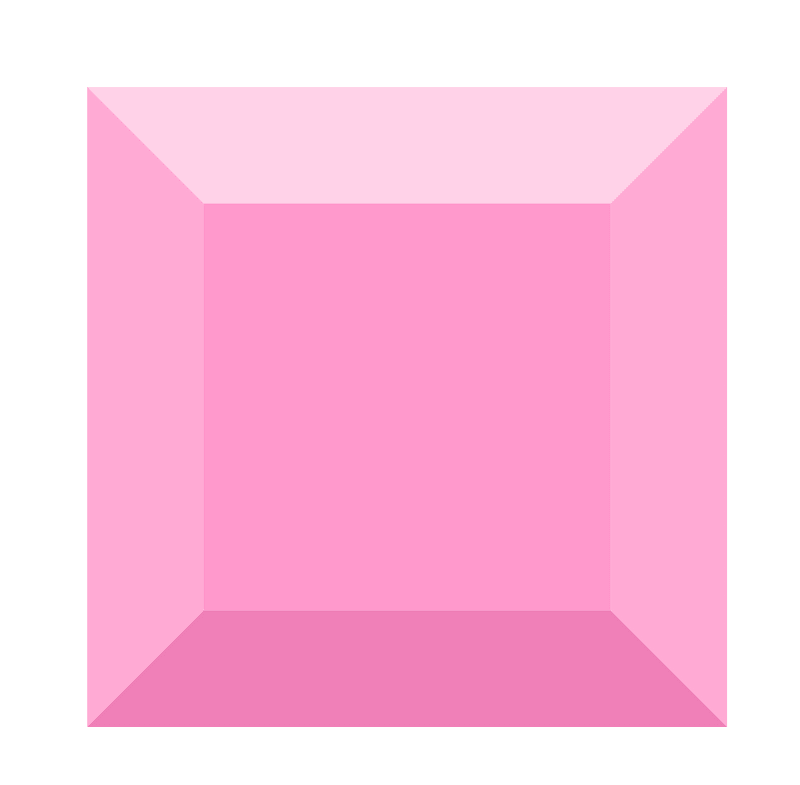 Diamond square 14-15 pink