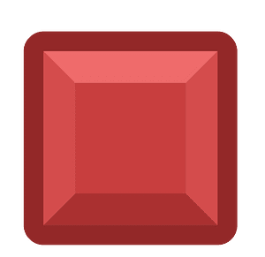 Diamond square 18-16 red outlined