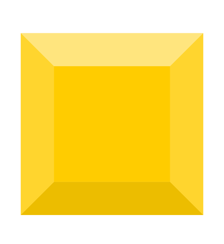 Diamond square 20-15 yellow