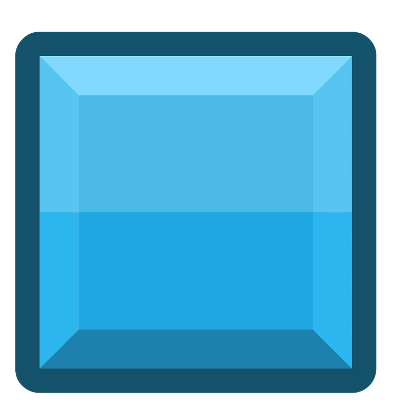 Diamond square 06-02 blue outlined