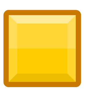 Diamond square 21-02 yellow outlined