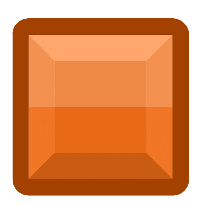 Diamond square 12-04 orange outlined