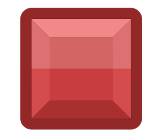 Diamond square 18-04 red outlined