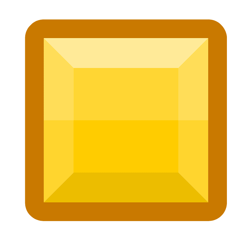 Diamond square 21-04 yellow outlined