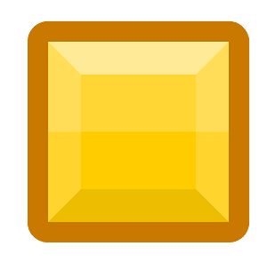Diamond square 21-04 yellow outlined