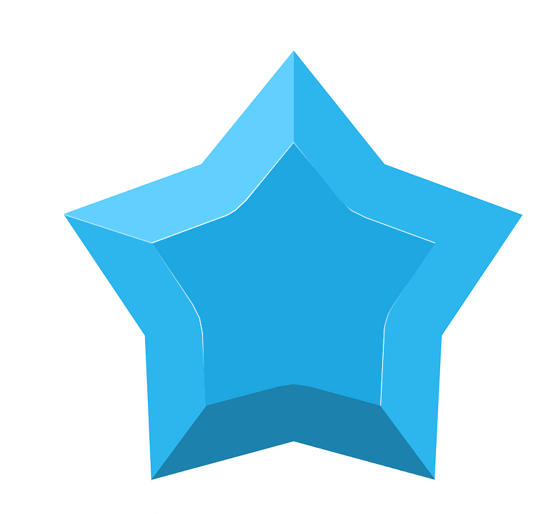 Diamond star 04-24 blue