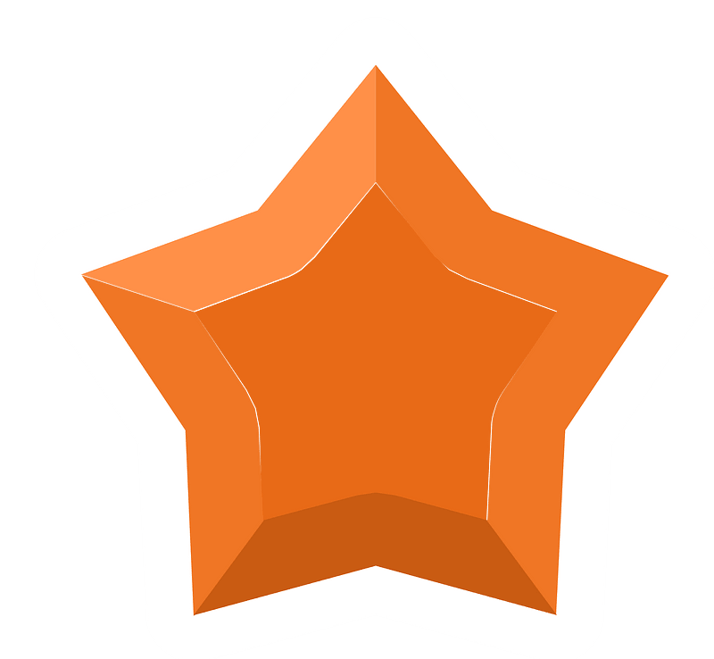 Diamond star 10-24 orange