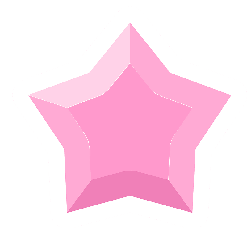 Diamond star 13-24 pink