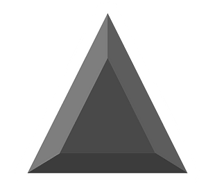 Diamond triangle 01-14 black
