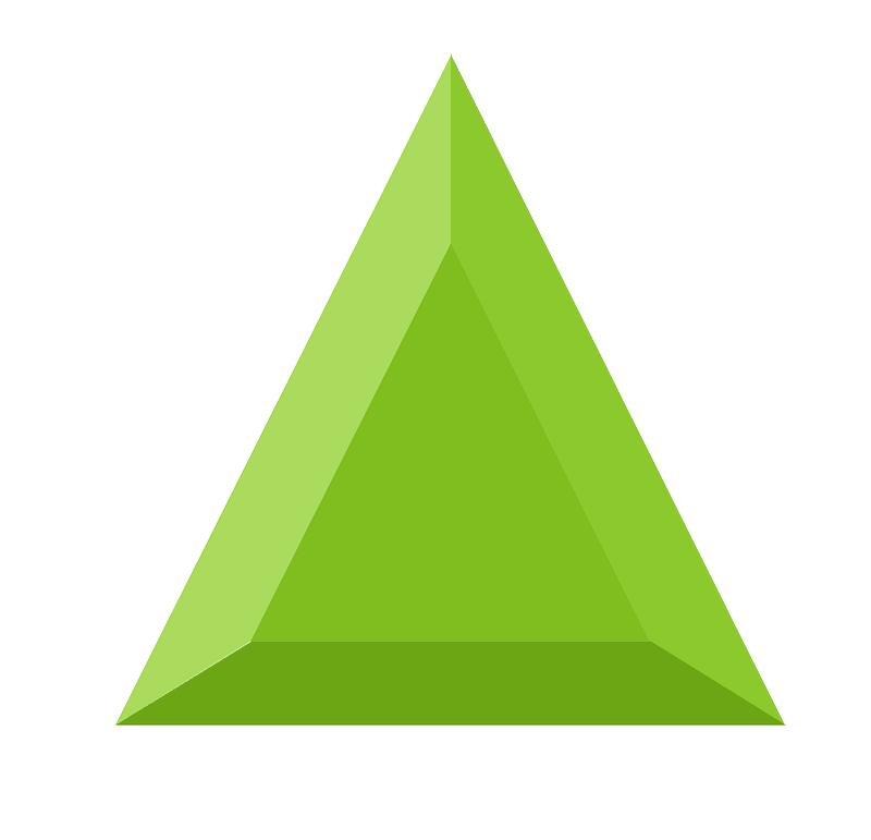 Diamond triangle 07-14 green