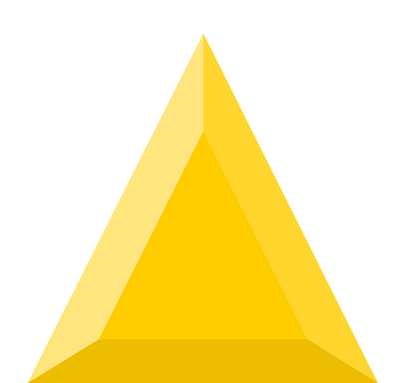 Diamond triangle 20-19 yellow