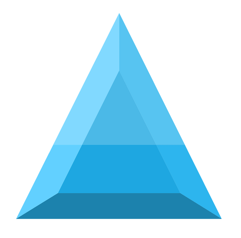 Diamond triangle 05-07 blue