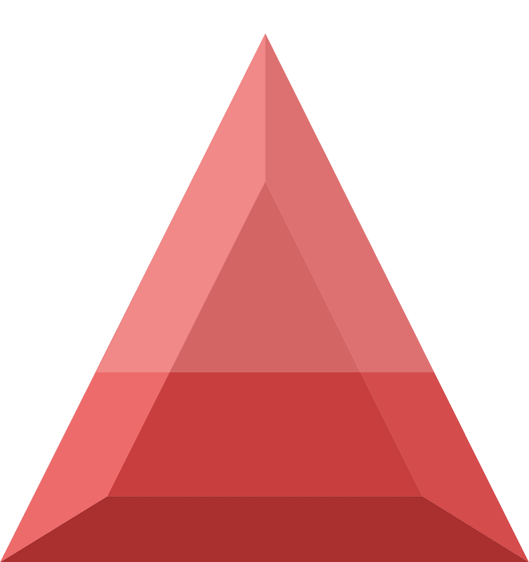 Diamond triangle 17-07 red