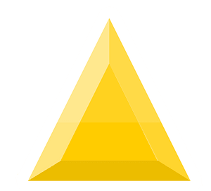 Diamond triangle 19-10 yellow