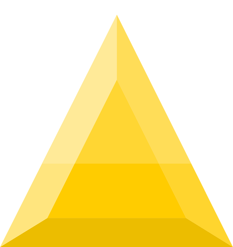 Diamond triangle 20-07 yellow