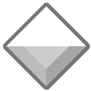 Diamond 27-03 grey outlined