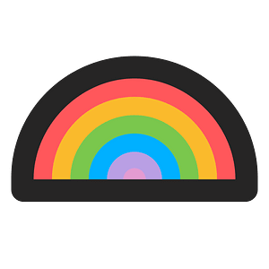 Rainbow border