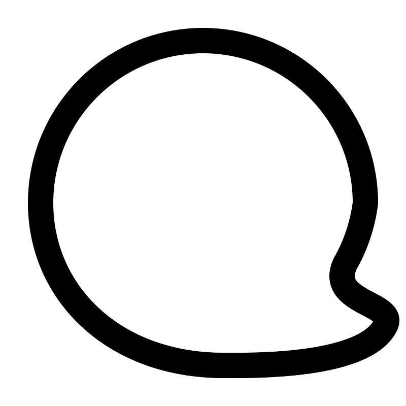 Message bubble empty