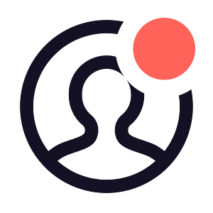 user avatar with alert