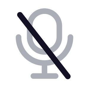 mic off
