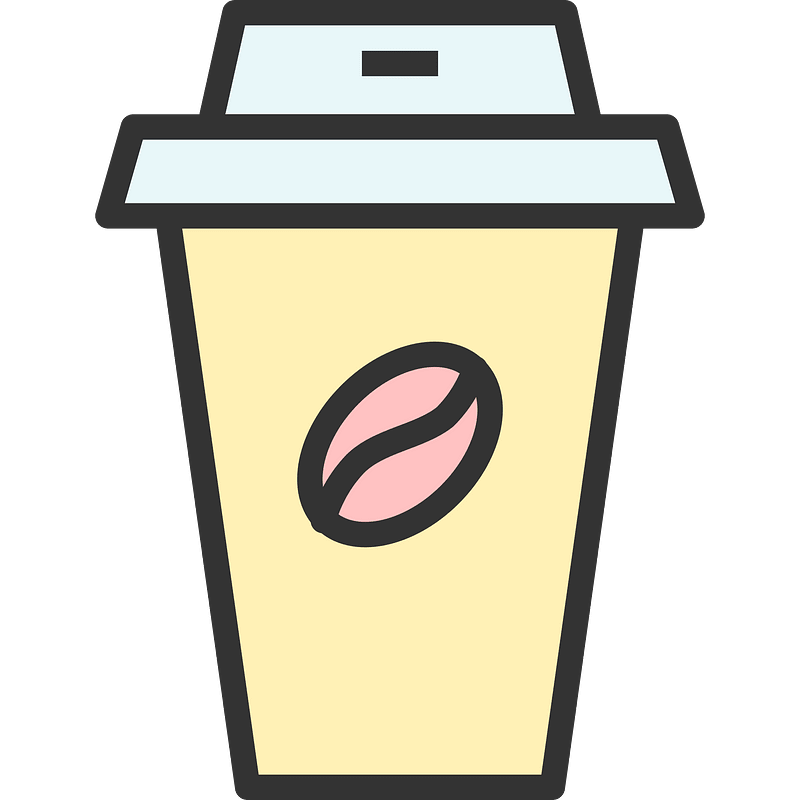 coffee in cardboard mug
