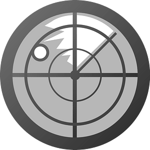 Radar icon gray