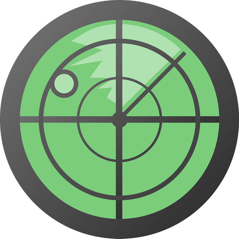 Radar icon green