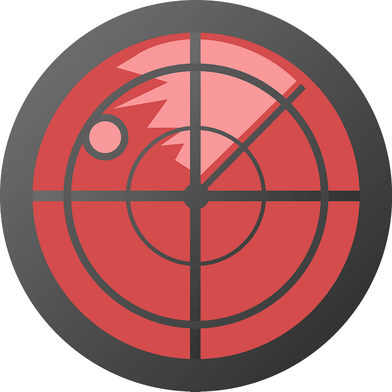 Radar icon red