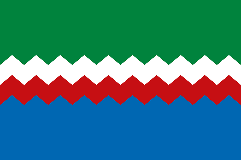 Flag of Elizovsky rayon (Kamchatka krai)