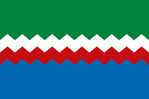 Flag of Elizovsky rayon (Kamchatka krai)